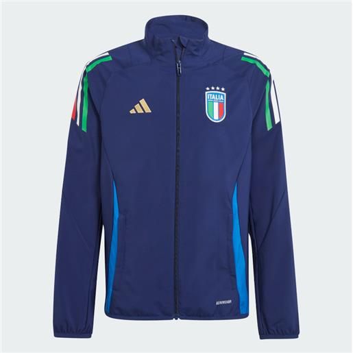 ADIDAS giacca tuta nazionale italiana figc pre jkt junior azzurro [251219]