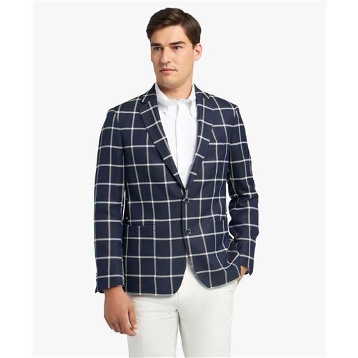 Brooks Brothers navy cotton blend blazer
