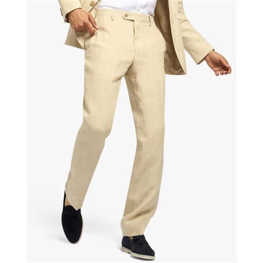 Brooks Brothers beige linen trousers
