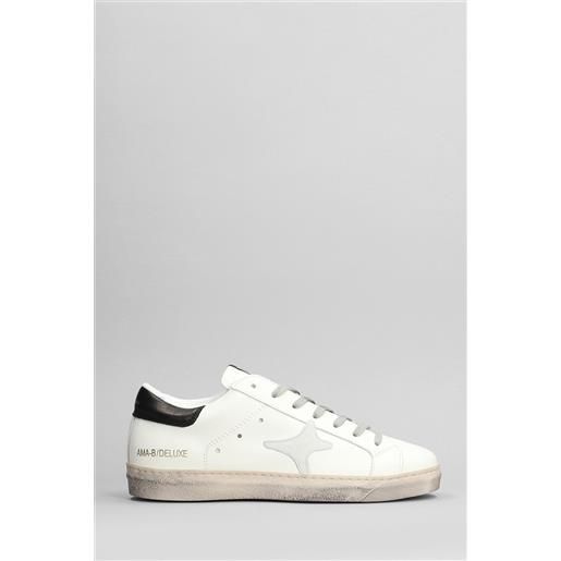 Ama Brand sneakers in pelle bianca