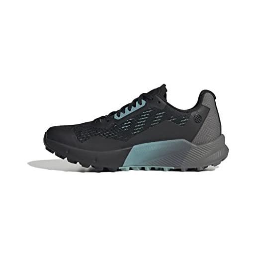 adidas terrex agravic flow 2 gtx w, sneaker donna, core black/core black/coral fusion, 36 eu