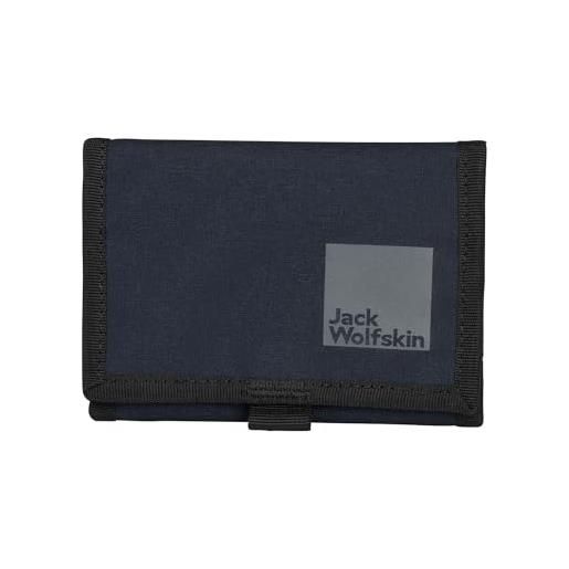 Jack Wolfskin mainkai wallet, accessori da viaggio-portafogli unisex-adulto, blu notte, einheitsgröße