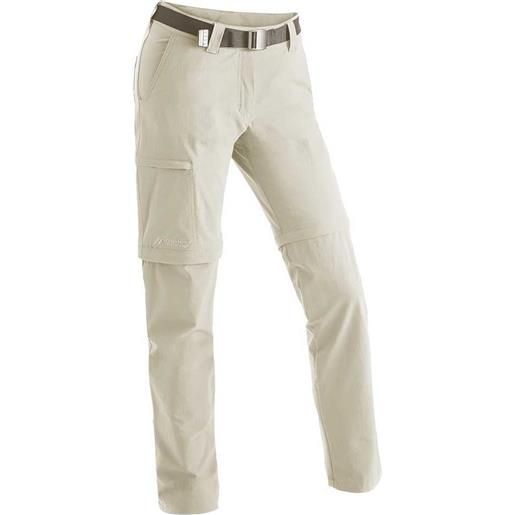 Maier Sports inara slim zip pants beige 3xl / short donna