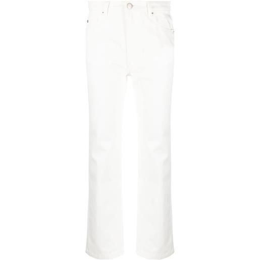 AMI Paris jeans dritti crop - bianco