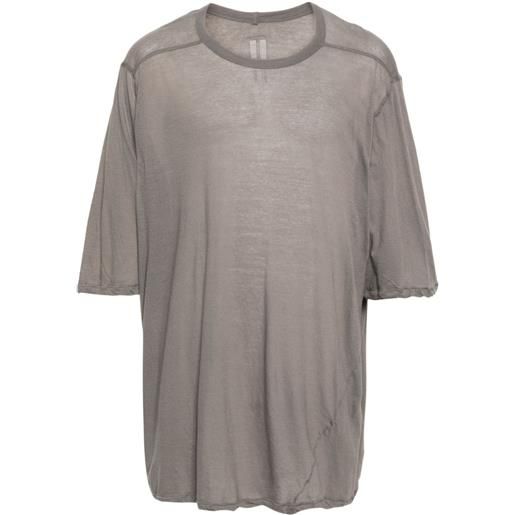 Rick Owens t-shirt girocollo - marrone
