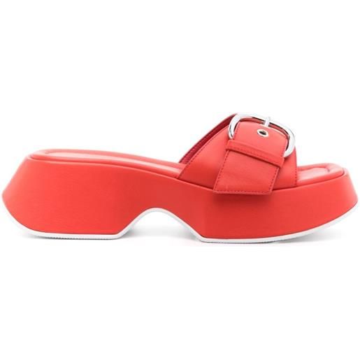 Vic Matie sandali slides mini yoko - rosso
