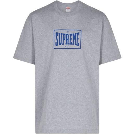 Supreme t-shirt warm up - grigio