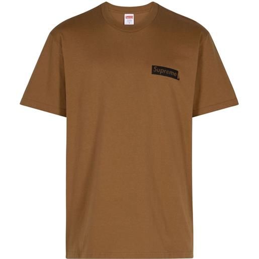 Supreme t-shirt static brown - marrone