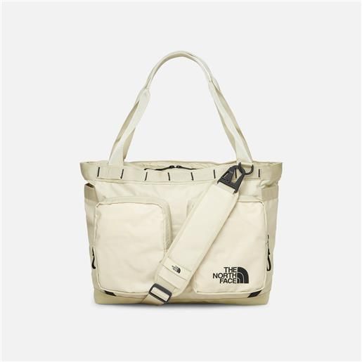 The North Face base camp voyager tote bag gravel/tnf black unisex