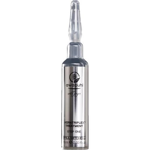 Paul Mitchell trattamento per capelli deboli, spezzati e fragili awapuhi wild ginger (keratriplex treatment) 10 x 10 ml