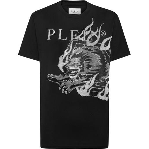 Philipp Plein t-shirt lion circus - nero