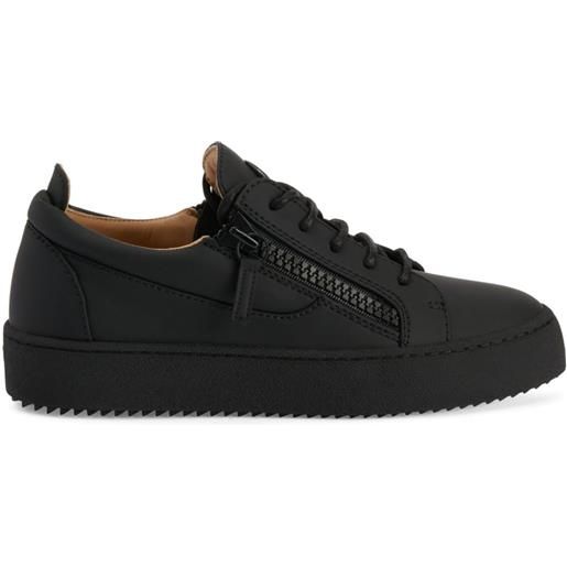 Giuseppe Zanotti sneakers in pelle gail - nero