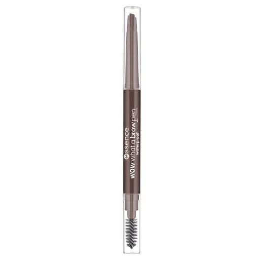 Essence wow what a brow pen waterproof eyeliner a lunga tenuta 0.2 g tonalità 02 brown