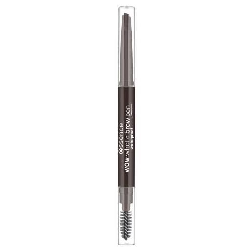 Essence wow what a brow pen waterproof eyeliner a lunga tenuta 0.2 g tonalità 04 black-brown