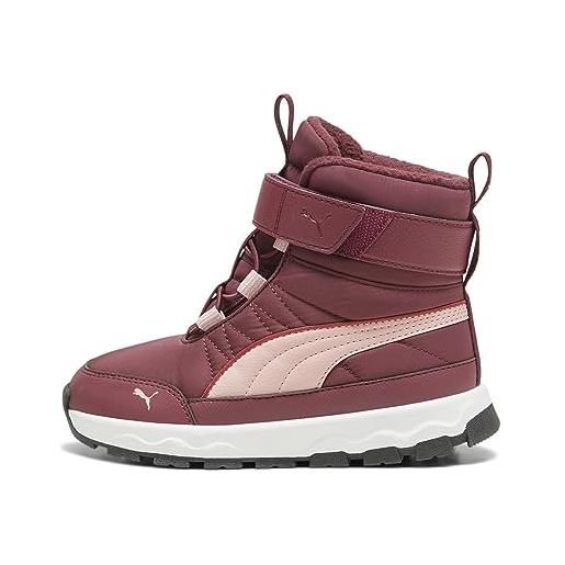 PUMA evolve boot ac+ ps, scarpe da ginnastica, diaspro scuro futuro rosa astro rosso, 29 eu