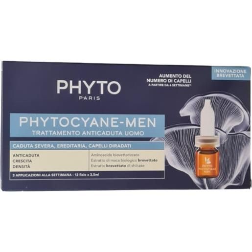 PHYTO (LABORATOIRE NATIVE IT.) phytocyane trattamento uomo anti-caduta capelli severa 12 fiale 3,5ml