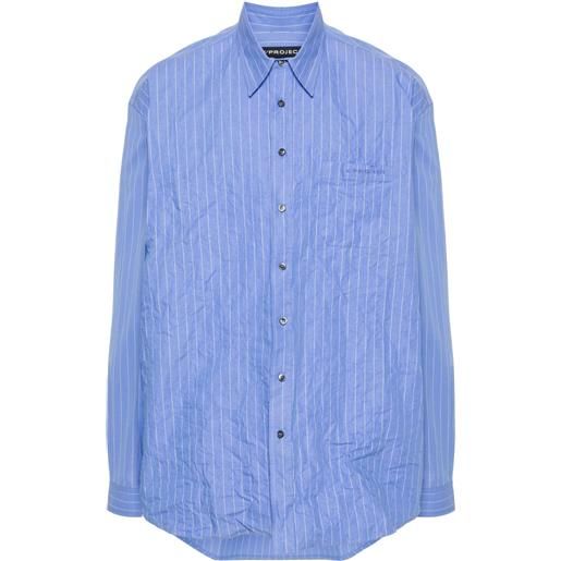 Y/Project camicia con ricamo - blu