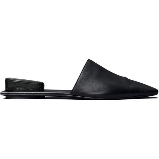 Tory Burch slippers con applicazione - nero