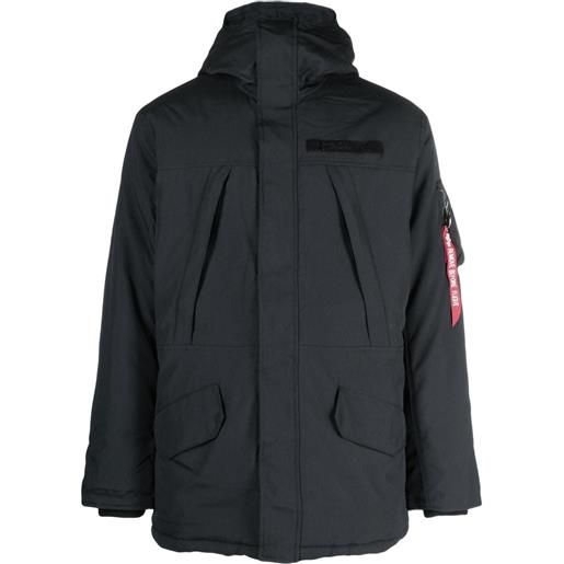 Alpha Industries giacca con cappuccio - nero