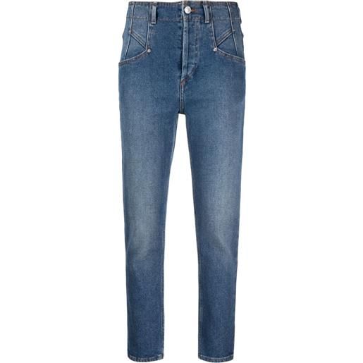 ISABEL MARANT jeans crop niliane - blu
