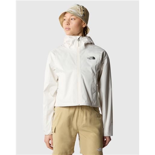 The North Face giacca crop quest bianco donna