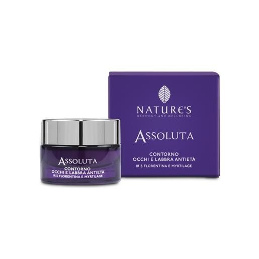 BIOS LINE SpA nature's assoluta contorno occhi e labbra anti eta' 15 ml