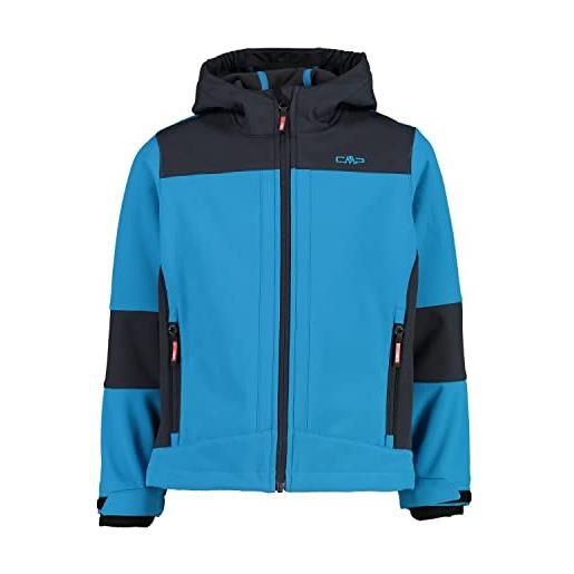 CMP softshell jacket with clima. Protect wp 7,000 technology , boy, danube-antracite, 176