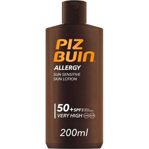 Piz Buin allergy lozione solare per pelle sensibile spf 50 200 ml