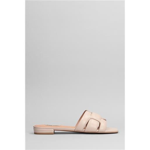 Bibi Lou sandali flats holly in pelle cipria