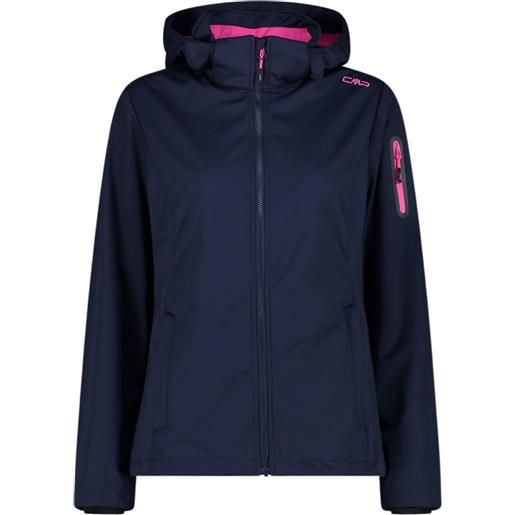 CMP woman softshell jacket zip hood giacca outdoor donna