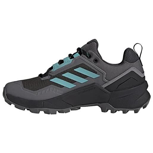 Adidas terrex swift r3 gtx w, sneaker donna, grey five mint ton core black, 43 1/3 eu