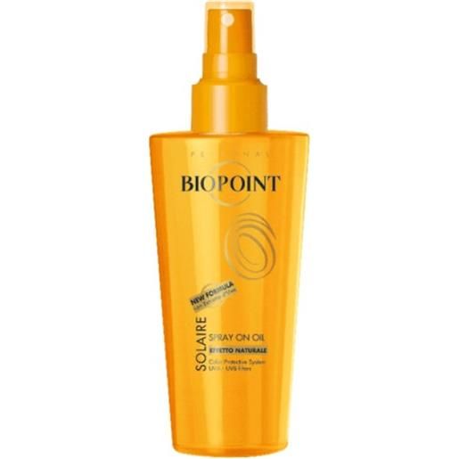 Biopoint - new spray solare on oil 100 ml. 