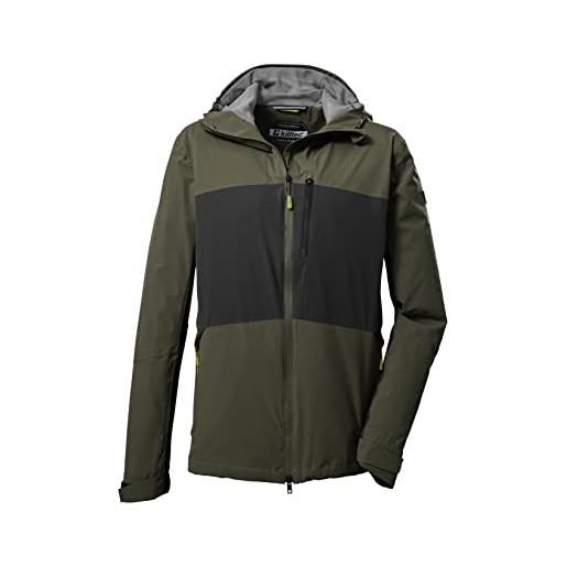 Killtec men's giacca funzionale/giacca outdoor con cappuccio e ventilazione ascellare kos 31 mn jckt, dark aqua, xl, 39227-000