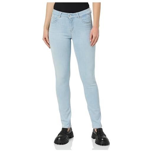 Replay faaby jeans, 011 super light blue, 26w x 32l donna