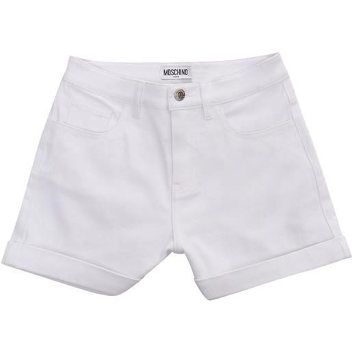 Moschino Kid shorts bianchi