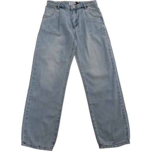 Moschino Kid jeans lungo baggy