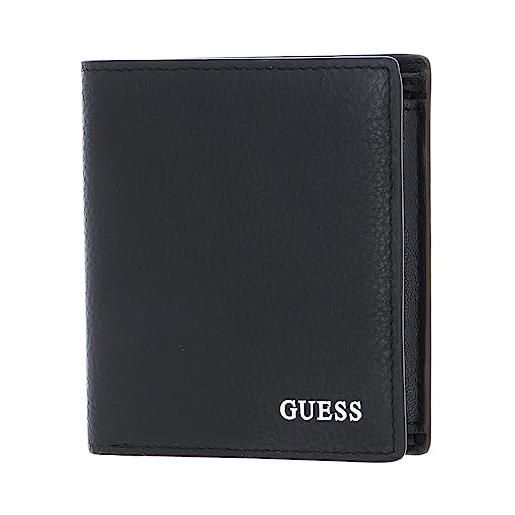 GUESS riviera small billfold wallet with coinpocket black