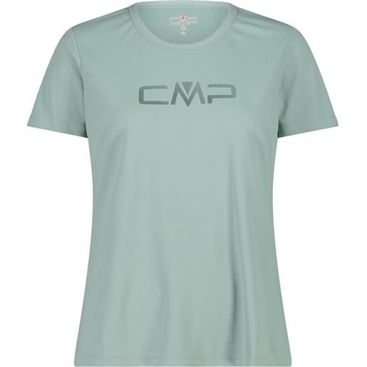 CMP t-shirt girocollo con logo jade da donna