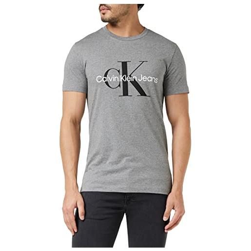 Calvin Klein Jeans core monologo slim tee j30j320935, magliette a maniche corte uomo, nero (ck black), 3xl