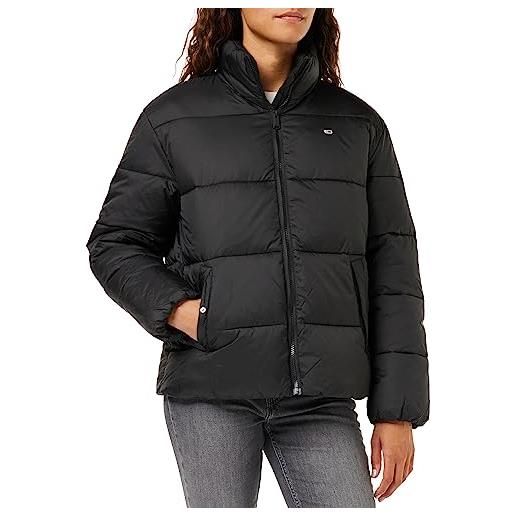 Tommy Jeans giacca donna modern puffer giacca da mezza stagione, nero (black), m