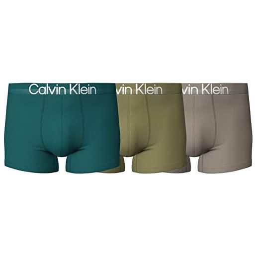 Calvin Klein Jeans calvin klein trunk, deep lake/pistache/winter linen, s uomo
