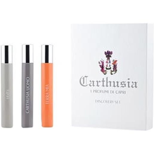 Carthusia i Profumi di Capri eleganza italiana discovery set eau de parfum 3x10 ml
