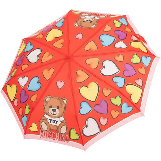 Moschino ombrello openclose hearts and bear