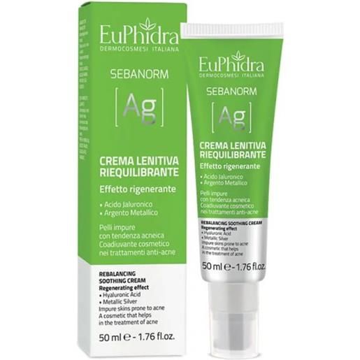 Euphidra sebanorm [ag] crema lenitiva riequilibrante e rigenerante 50ml