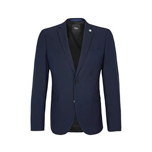 s.Oliver black label uomo 02.899.54.4492 blazer, blu (dark blue 5978), 102
