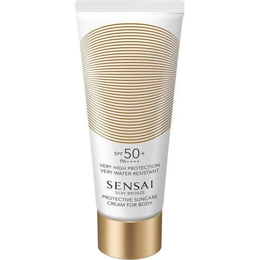 SENSAI silky bronze protective suncare cream for body spf 50+ 150 ml