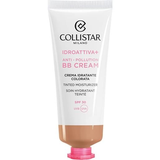 Collistar idroattiva+ anti-pollution bb cream - crema idratante colorata spf 30 3 - scuro