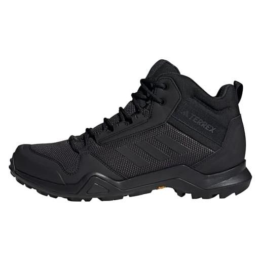 adidas terrex ax3 mid gtx, scarpe da ginnastica uomo, carbone, 44 2/3 eu