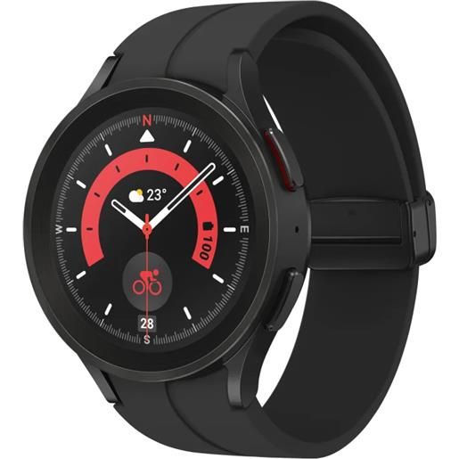Samsung smartwatch Samsung galaxy watch5 pro 3,56 cm (1.4) oled 45 mm digitale 450 x pixel touch screen 4g nero wi-fi gps (satellitare) [sm-r925fzkaeue]