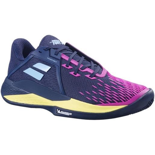 Babolat scarpe da tennis da uomo Babolat propulse fury 3 clay - dark blue/pink aero